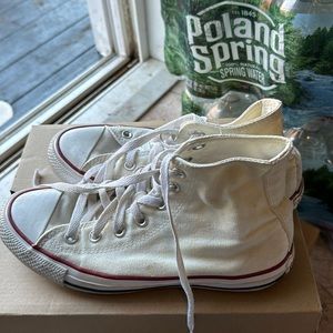 White High Tops Converse (Used)